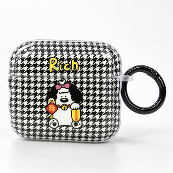Чехол силиконовый противоударный для AirPods Pro 2 с защитой от ударов Print Case Dog SR-547