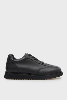 Мужские черные кожаные сникерсы Clark PRPY 44 PRSLT1849M