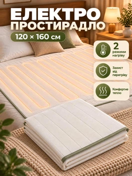 Электропростынь с подогревом 120*160 см электрическая электро термо простынь с терморегулятором термопростынь электропростыня полуторная для дома дачи простыня электроодеяло электрическое одеяло полуторка комфортная нагрева теплая