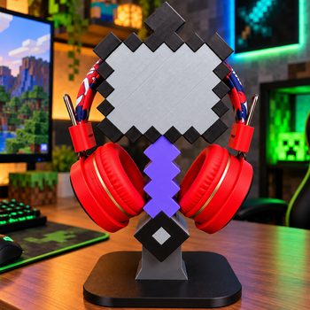 Подставка для наушников 3D в стиле Minecraft «Булава» — геймерская подставка для игровой комнаты