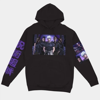 Худи Jujutsu Kaisen Годжо и маги Черный 3XL (kr4-474-black-3XL)