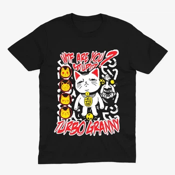Футболка Dandadan Турбо-баба WTF Are You Stupid? Чорний XXL (kr4-130-black-XXL)