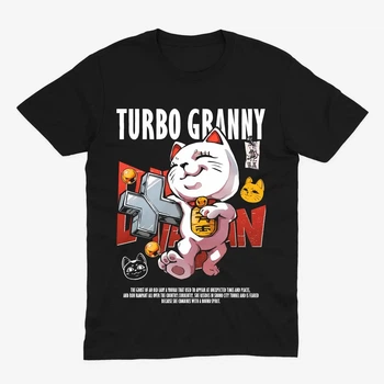 Футболка Dandadan Турбо-бабка Чорний M (kr4-117-black-M)
