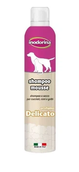 Сухой шампунь-мусс без воды для собак и кошек Inodorina Shampoo Mousse Delicato 300 мл (240.0020.001)