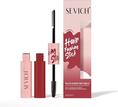 SEVICH Hair Finishing Stick 7 мл Стік-віск для укладання волосся Севіч з подвійною щіткою 2-в-1 для контролю пухнастості та фіксації неслухняного волосся