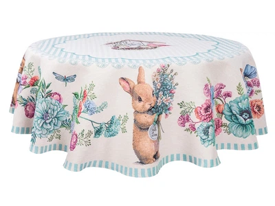 Скатерть гобеленовая BLUE BUNNIES-160D Limaso Ø160 см 000364245