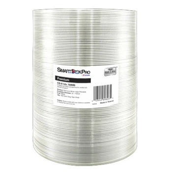 Диск CD SmartDisk PRO CD-R 700MB 52X Premium Silver InkJet Printable WRAP 100шт