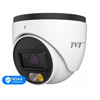 IP-видеокамера 6Mp TVT TD-9564E4B-A(D/PE/AW2) White f=2.8mm, ИК+LED-подсветка, с микрофоном (77-00506)