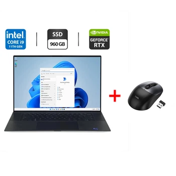Ігровий ноутбук Б-клас Dell XPS 17 9710 / 17.3" (1920x1200) IPS / Intel Core i9-11900H (8 (16) ядер по 2.5 - 4.9 GHz) / 16 GB DDR4 / 960 GB SSD / nVidia GeForce RTX 3060, 6 GB GDDR6, 192-bit / WebCam б/в + Подарунок Бездротова миша HOCO GM28