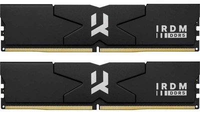Модуль пам'яті DDR5 64GB (2x32GB) 6000 Goodram IRDM Black C30 (IR-6000D564L30/64GDC)