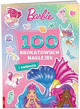 Книга із завданнями Barbie 100 блискучих наліпок (NB-1402) (9788325347925)