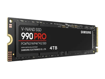 SSD M.2 NVMe 4TB Samsung 990 Pro Pascal TLC 7450/6900MB/s PCIe 4.0 (MZ-V9P4T0BW) (MZ-V9P4T0B/AM)