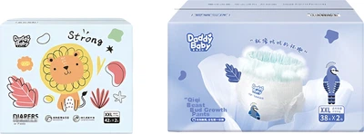 Підгузки-трусики DaddyBaby Qiqi Shou XXL (від 15 кг), 76 шт