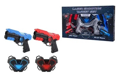 Набір бластерів 9803-6 "Laser Battle" на батарейках, в коробці р.45x27x5 см YG Toys