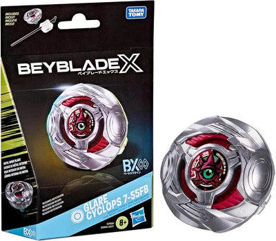 Бейблейд c пусковым устройством Hasbro Beyblade X Glare Cyclops 7-55FB BX Infinity Starter Pack (G4569)