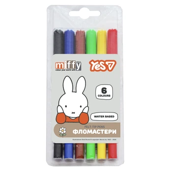 Фломастери YES 6кол. 650609 Miffy /650609/