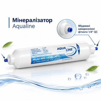 Минерализатор-рН корректор Aqualine IN-LINE МIN-10L-QC
