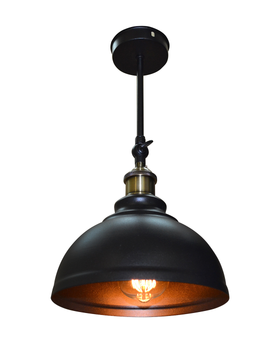 Светильник настенный бра 100lamp Loft Е-27 металл, черный (NL 205-1)