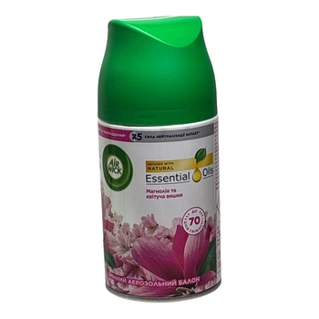 Автоматический освежитель воздуха, сменный баллон Air Wick Freshmatic "Магнолия и цветущая вишня", 250 мл