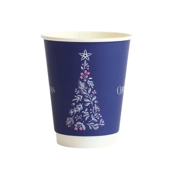 Стакан двостінний 250 мл “Christmas tree” 500 шт
