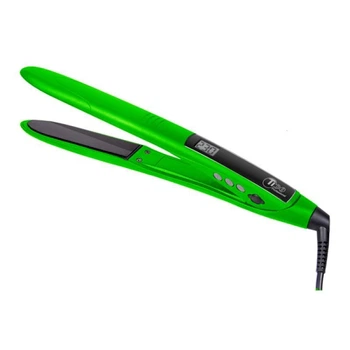 Утюжок для волос TICO Professional Maxi Radial Tip Green с удлиненными керамическими пластинами и регулировкой температуры от 130 до 230 градусов
