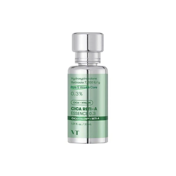 Интенсивная омолаживающая эссенция с ретинолом 0.3% и центеллой VT Cosmetics Cica Reti-A Essence 0.3 30 мл