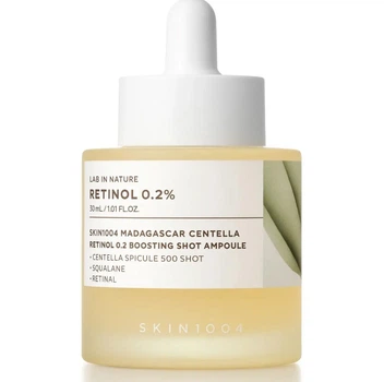 Антивозрастная ампула с витамином А и микроголками SKIN1004 Madagascar Centella Retinol 0.2 Boosting Shot Ampoule 30 мл