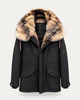 Парка мужская зимняя XL Чёрный (PONTOS-M-PARKA-001)