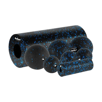 Набір масажний Rebel Mini Roller RBA-3054 6 елементів Black-Blue (5901890098977)