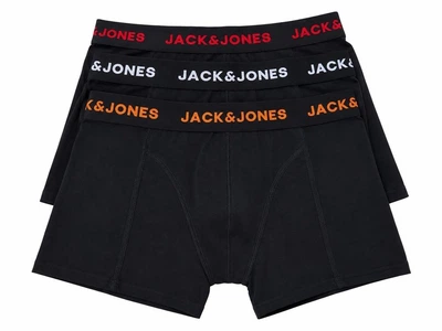 Набор трусов шорты мужской Jack & Jones 196223 S 3 шт Черный (2200005174579)