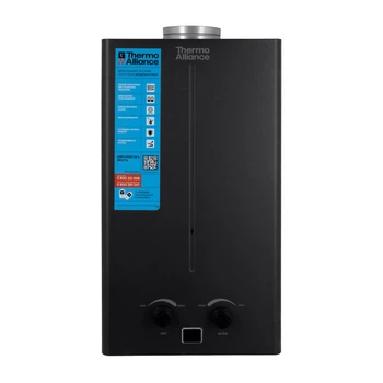 Колонка газовая дымоходная Thermo Alliance JSD20-10CR BLACK 10 л