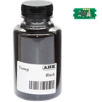Тонер и Чип для Kyocera Mita Ecosys P3055dn АНК Black 750г 50000599