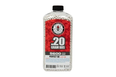 Страйкбольні кульки G&G 0,20 г 6 мм, 5600 шт., White
