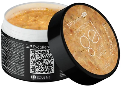 Żel budujący do paznokci Excellent Pro Thixotropy With Effect Golden Eye 15 g (5903900445498)