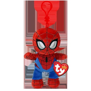 Детская мягконабивная игрушка TY Marvel «Человек-паук», 12 см, 34010