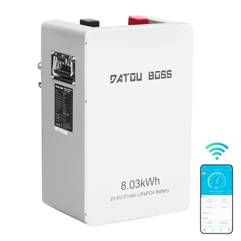 Акумулятор LiFePO4 DATOU BOSS 24V (25.6V) 314Ah (8.03 кВт·год) для інверторів, сонячних систем та ДБЖ, Smart BMS 150A, Bluetooth, CAN/RS485