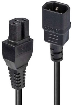 Przedłużacz sieciowy Lindy C14 - C15 5 m Black (4002888304030)