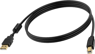 Кабель Vision USB Type-A - USB Type-B 2.0 3 m Black (TC 3MUSB/BL)