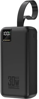 Powerbank Wozinsky Herc 30 30000 mAh 30W Black (5907769388101)