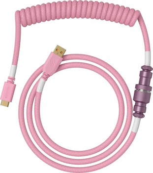 Кабель спіральний Glorious Gaming USB Type-A - USB Type-C 1.37 m 1.37 m Pink (810069972060)