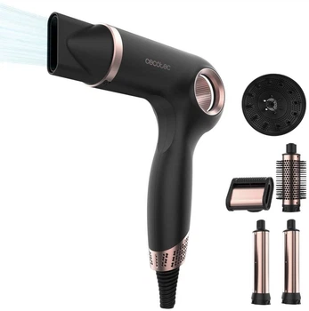 Suszarka do włosów Cecotec DryGlam Waves 6in1 Sensor Czarna (A01_EU01_122521)