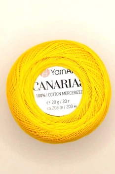 Пряжа для в'язання YarnArt Canarias 20 г колір жовтий 6347