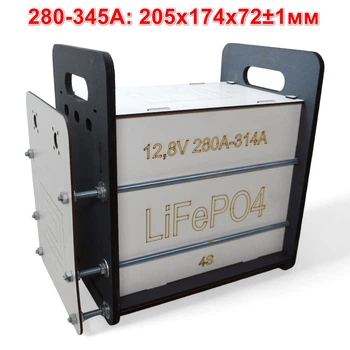 Корпус Эконом для LiFePO4 280A-345Ах4s (304,314,320,334,345 Ач на 4 ячейки 12V) Бокс для Аккумуляторов (Разбор) Деревянный Ящик Коробка под Батареи 280х4