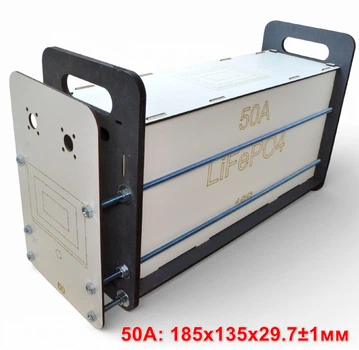 Корпус Эконом для LiFePO4 - 50х16s EVE (50Ah 50Ач на 16 ячеек) Бокс Аккумуляторы (Разбор) Деревянный Ящик Коробка под Элементы Батареи