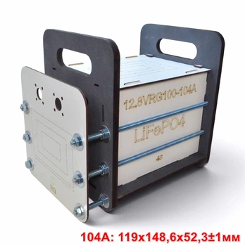 Корпус Эконом для LiFePO4 - 104х4s GOTION (104Ah 104Ач на 4 ячеек 12V) Бокс Аккумуляторы (Разбор) Деревянный Ящик Коробка под Элементы Батареи