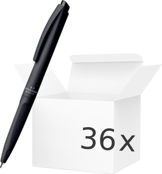 Zestaw długopisów olejowych Tetis Mokuso Automatyczne 0.7 mm Czarne 36 szt (ZES5903242101281)