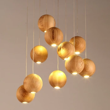 Світильник Lofter Wooden Sphere