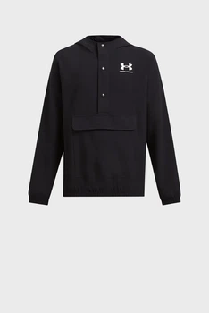 Дитячий чорний анорак UA B Icon Icon Woven Anorak Under Armour S 1386701-001