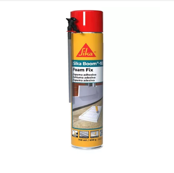 Поліуретанова клей-піна Sika SikaBoom-182 Foam Fix ручного нанесення для приклеювання плит утеплювача 750 мл