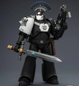 Фігурка warhammer40k JoyToy Raven Guard MKVl Tactical Sergeant with Power Sword, Bolter and Plasma Pistol 1/18